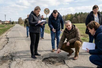 Radni ruszają w teren. Wielki przegląd dróg w gminie Michałowo